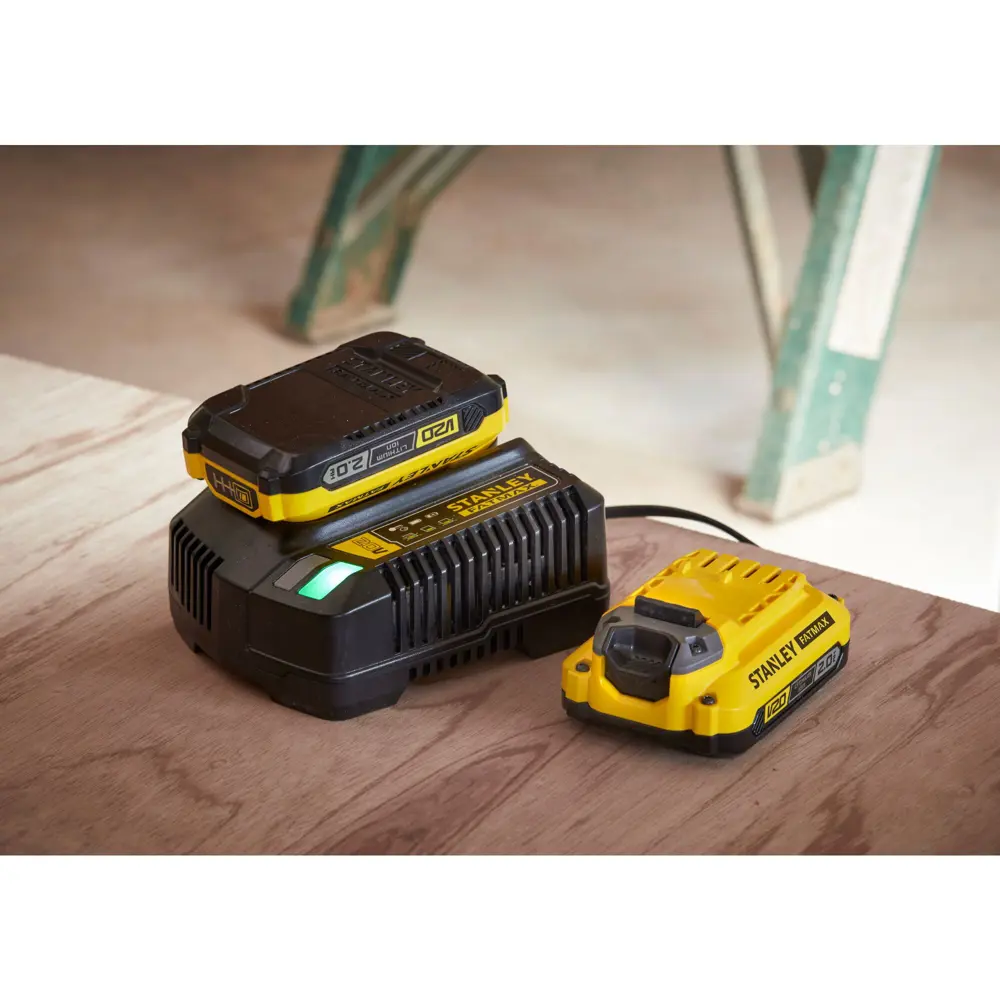 Зарядное устройство Stanley Fatmax SFMCB12D2-QW и 2 аккумулятора 2 Ач STLM-2208975 - Вид №1