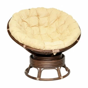 Кресло механическое коричневое Papasan Matte ЭКО ДИЗАЙН CLASSIC RATTAN 129597 Бежевый;коричневый