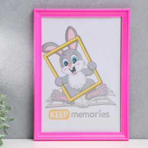 90335245 Рамка 3935904, 21х30 см, пластик, цвет розовый Keep memories STLM-0189493 KEEP MEMORIES