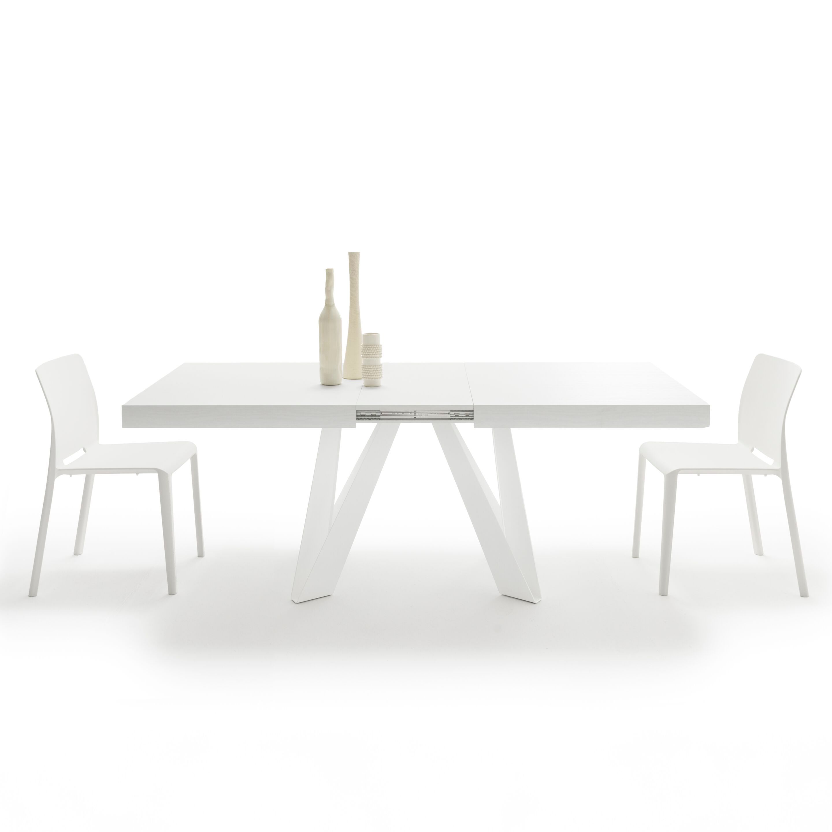 Выдвижной прямоугольный стол из железа с меламиновой столешницей Mobili Fiver ROMINA ARCH-00069646 - Вид №44