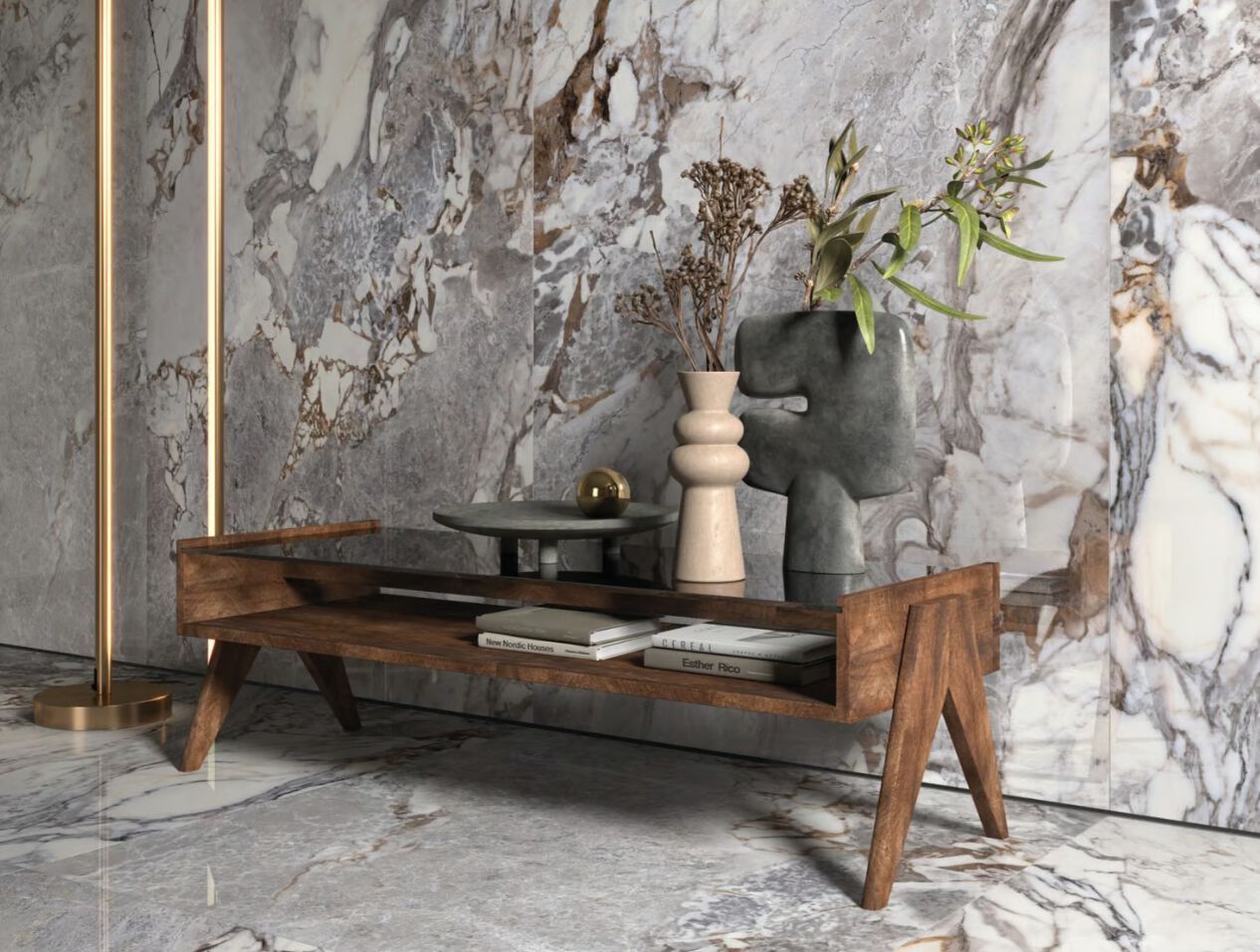 Пол / напольное покрытие из керамогранита с мраморным эффектом LaFaenza AESTHETICA ARCH-00073594 - Вид №42