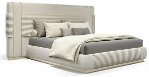 Capital Collection Двуспальная кровать из ткани с высоким изголовьем