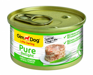 ПР0043882*24 Корм для собак Pure Delight цыпленок с ягненком конс. 85г (упаковка - 24 шт) GIMBORN
