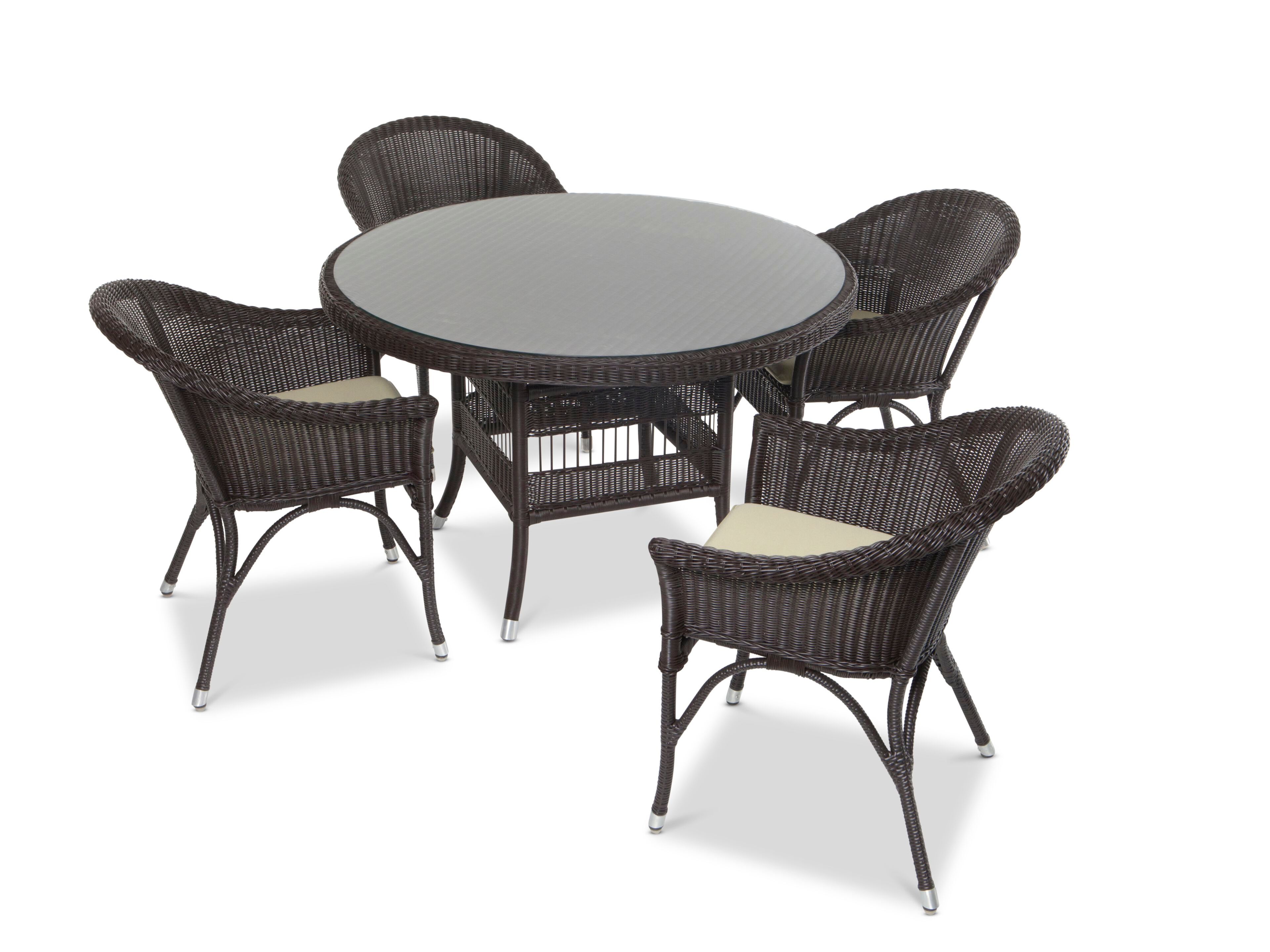 Круглый обеденный стол из смолы Walters Water ARCH-00019512 - Вид №2