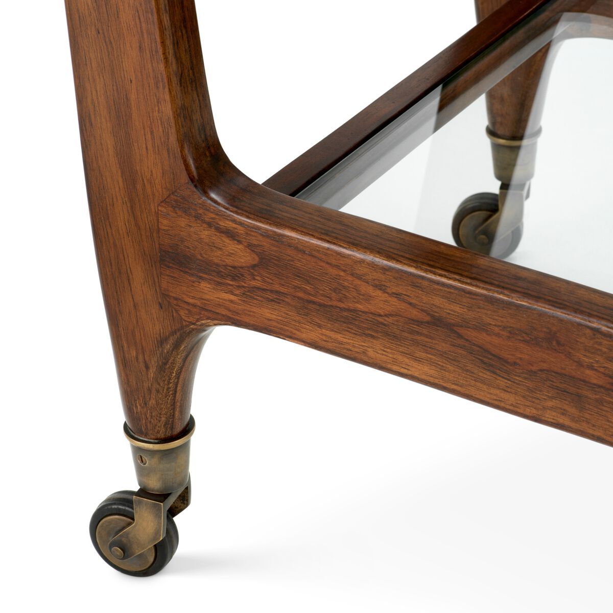 Деревянная и стеклянная тележка для еды Eichholtz JULIANNE ARCH-00146493 - Вид №6