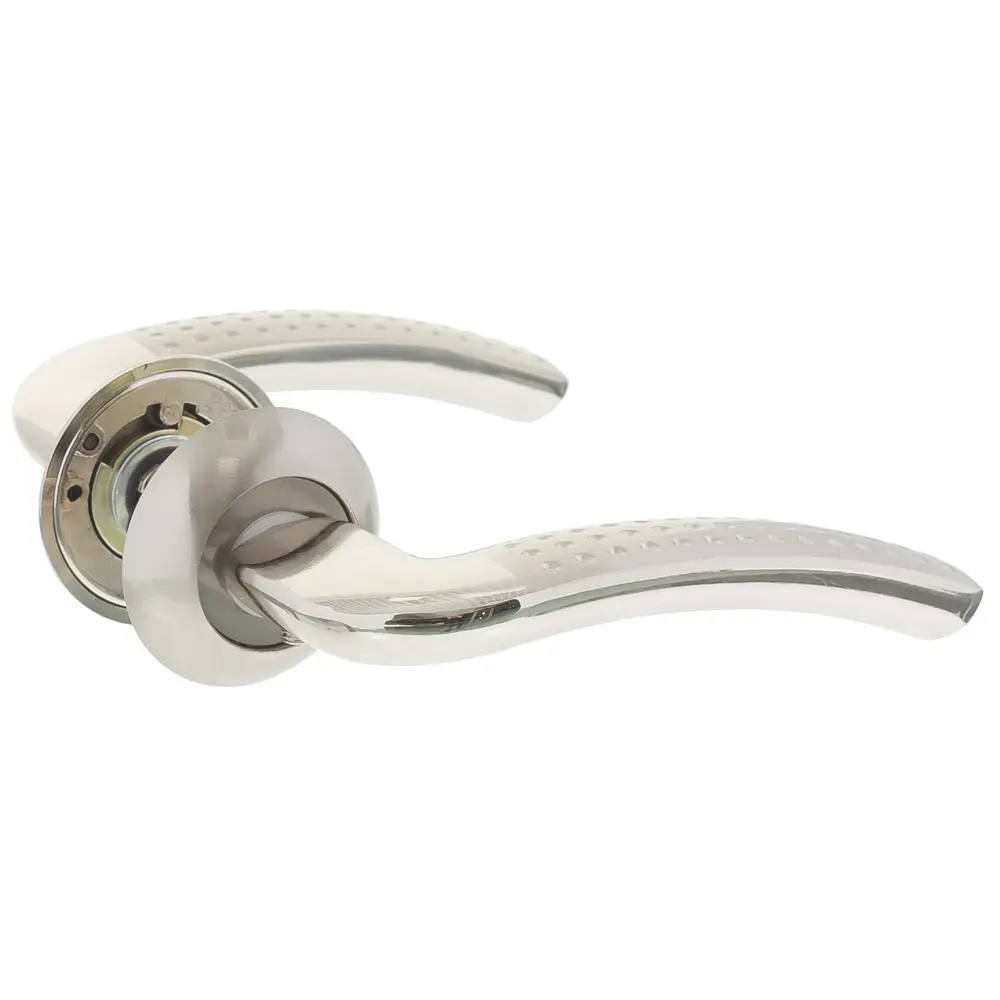 Ручки дверные на розетке EDS-09-10, цвет хром EDSON STLM-2173246 - Вид №1