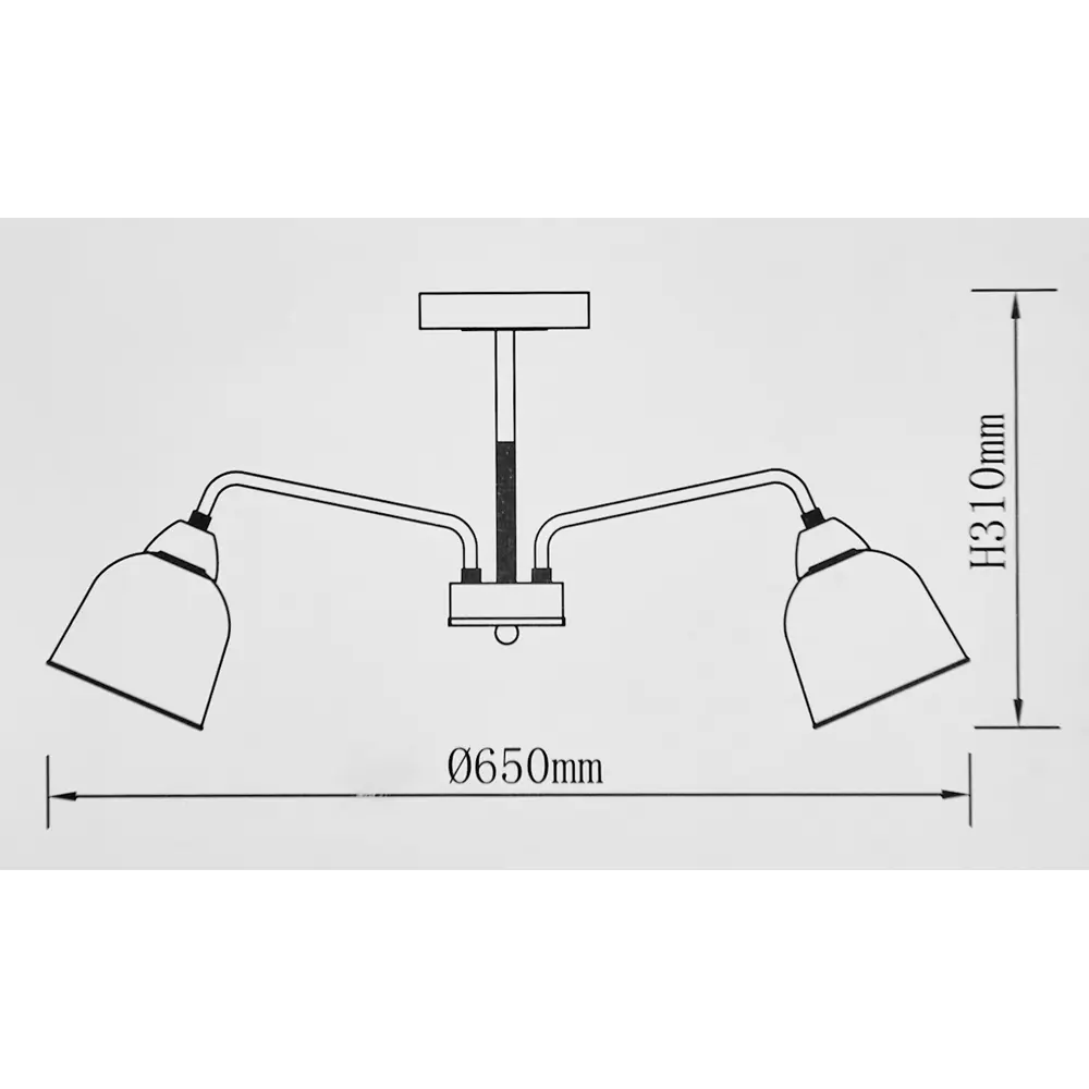 Люстра подвесная Альфа 6, 5 ламп, 40 м², цвет шампань De Markt STLM-2174348 - Вид №11