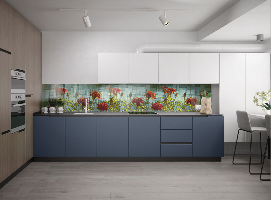 Стеновые панели - Витраж Мармарис LIGRON LIST126 2244 - Вид №6