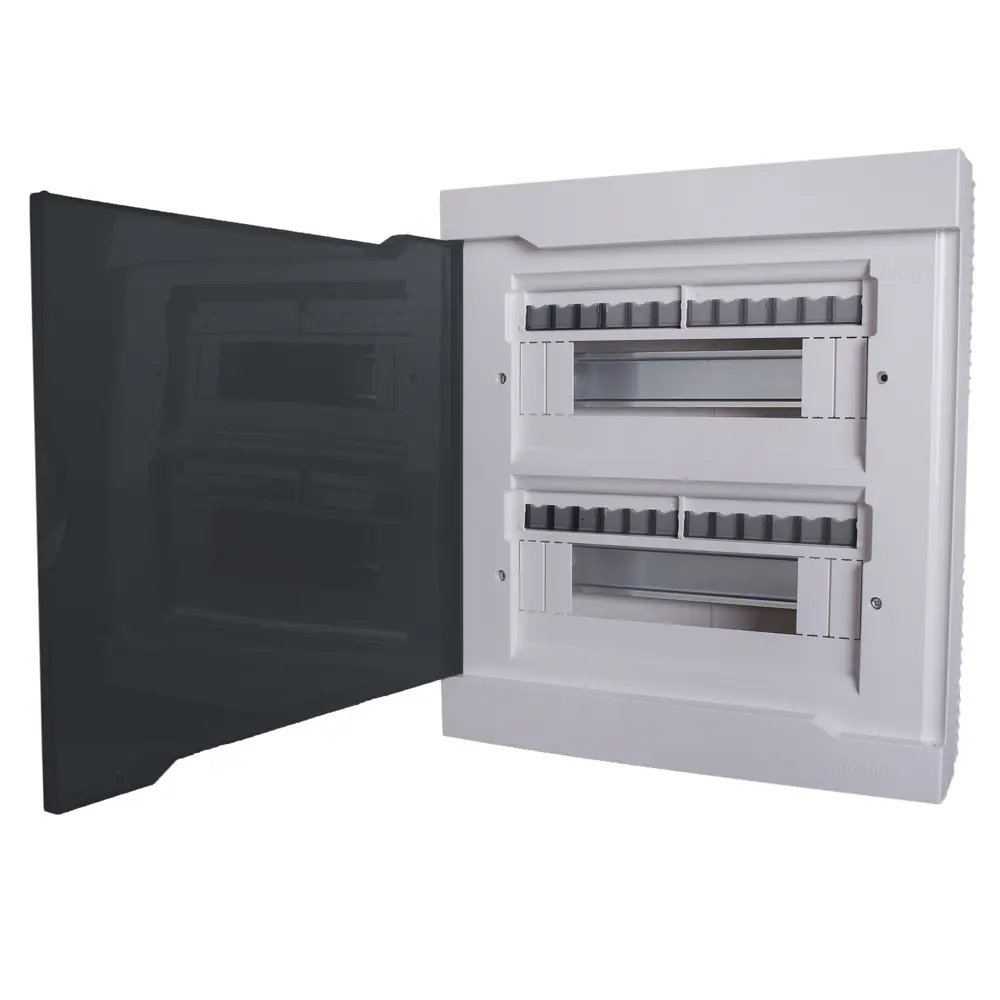 Щит распределительный навесной Лезард Luxray ЩРН-П-24 2x12 модулей IP40 пластик LEZARD STLM-2183837 - Вид №1