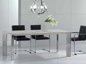 International Marmi Прямоугольный стол из травертина Contemporary Im7080