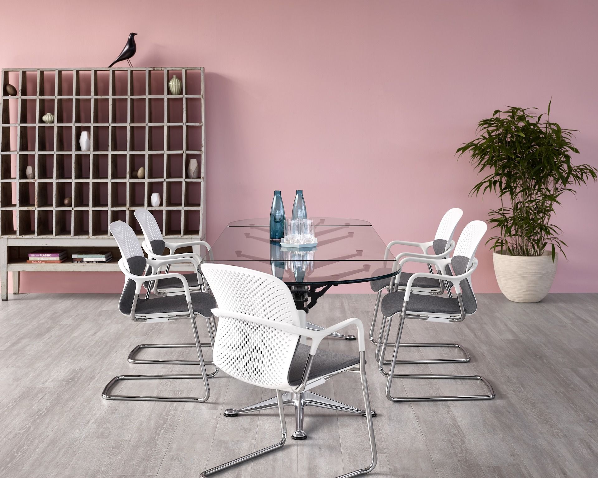 Мягкий консольный стул с подлокотниками Herman Miller Keyn ARCH-00065066 - Вид №5