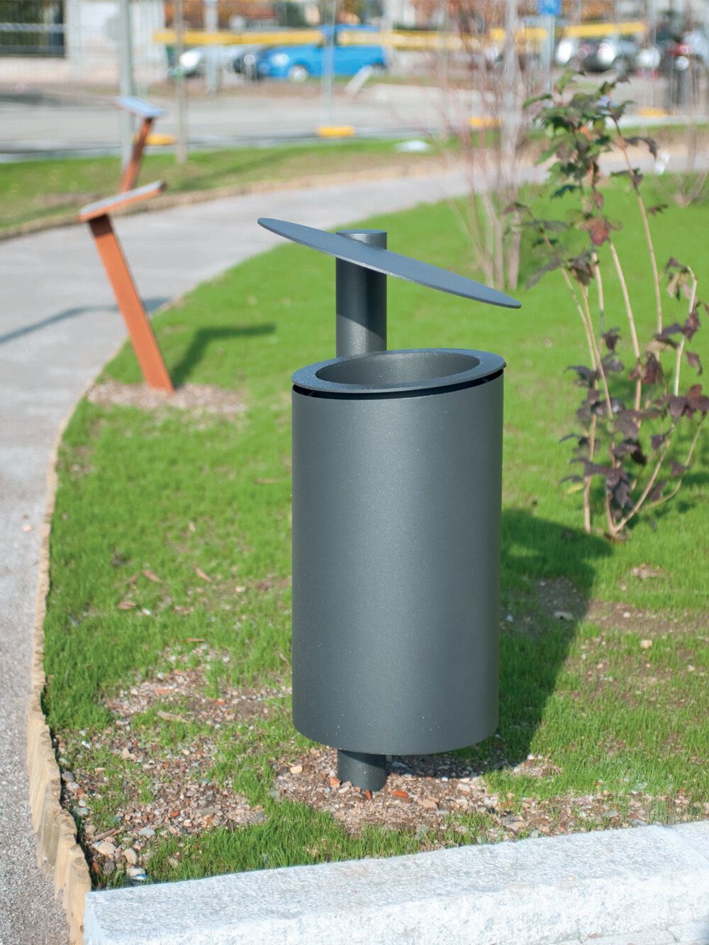 Окрашенные металлические стойки для мусора с крышкой Fi.Ma GASTONE ARCH-00052320 - Вид №1