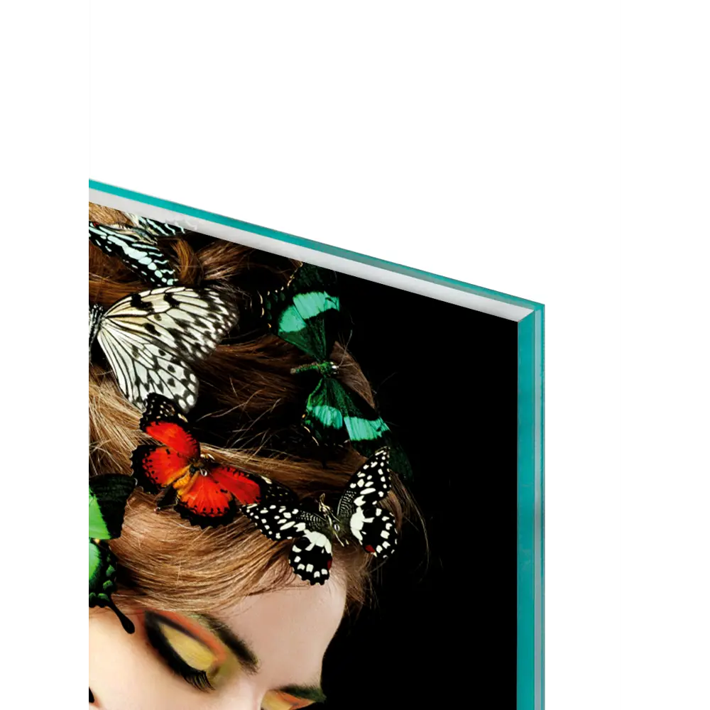 Картина на стекле Модель и бабочки AG 40-212 40x50 см POSTERMARKET STLM-2099586 - Вид №1