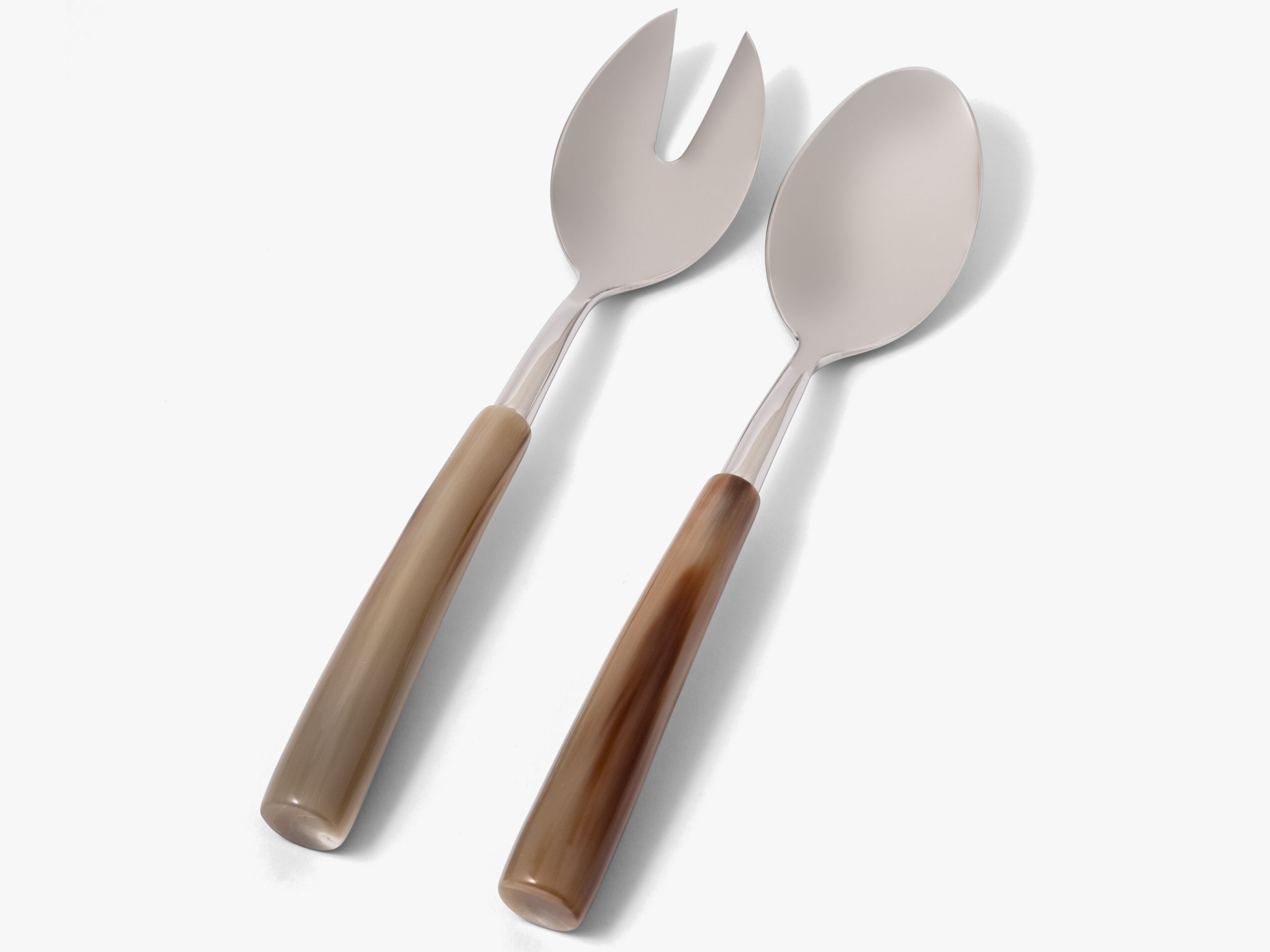 Набор для салата из рога и нержавеющей стали Zanchi 1952 Natural ARCH-00115641