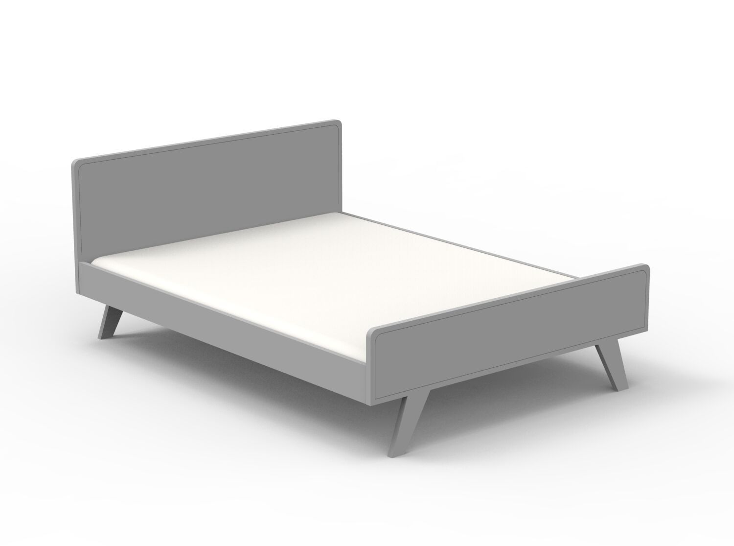 Односпальная кровать из МДФ Mathy by Bols MADAVIN ARCH-00012364 - Вид №18