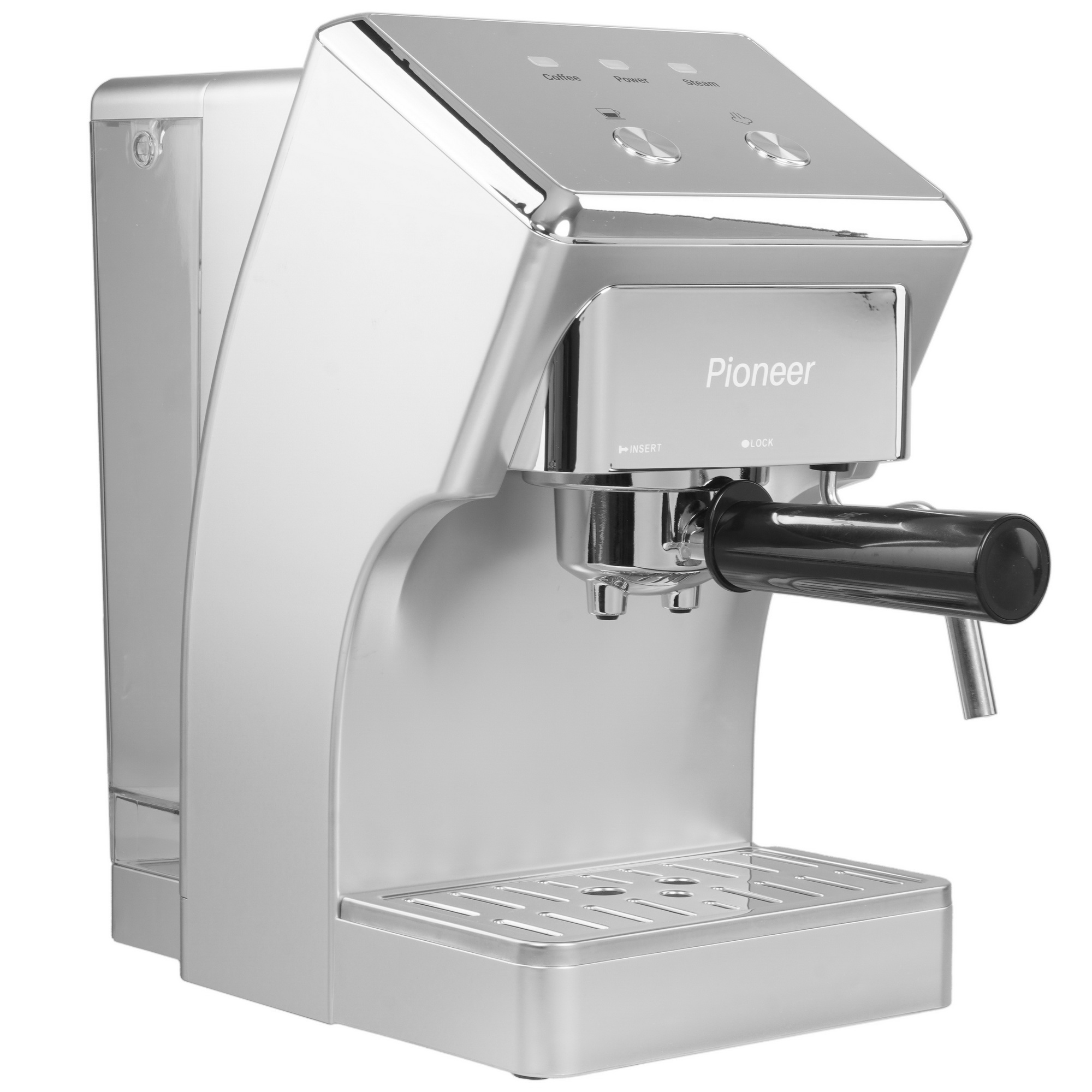 9052711 Кофеварка рожковая Pioneer CM115P серебристый STDN-0073069