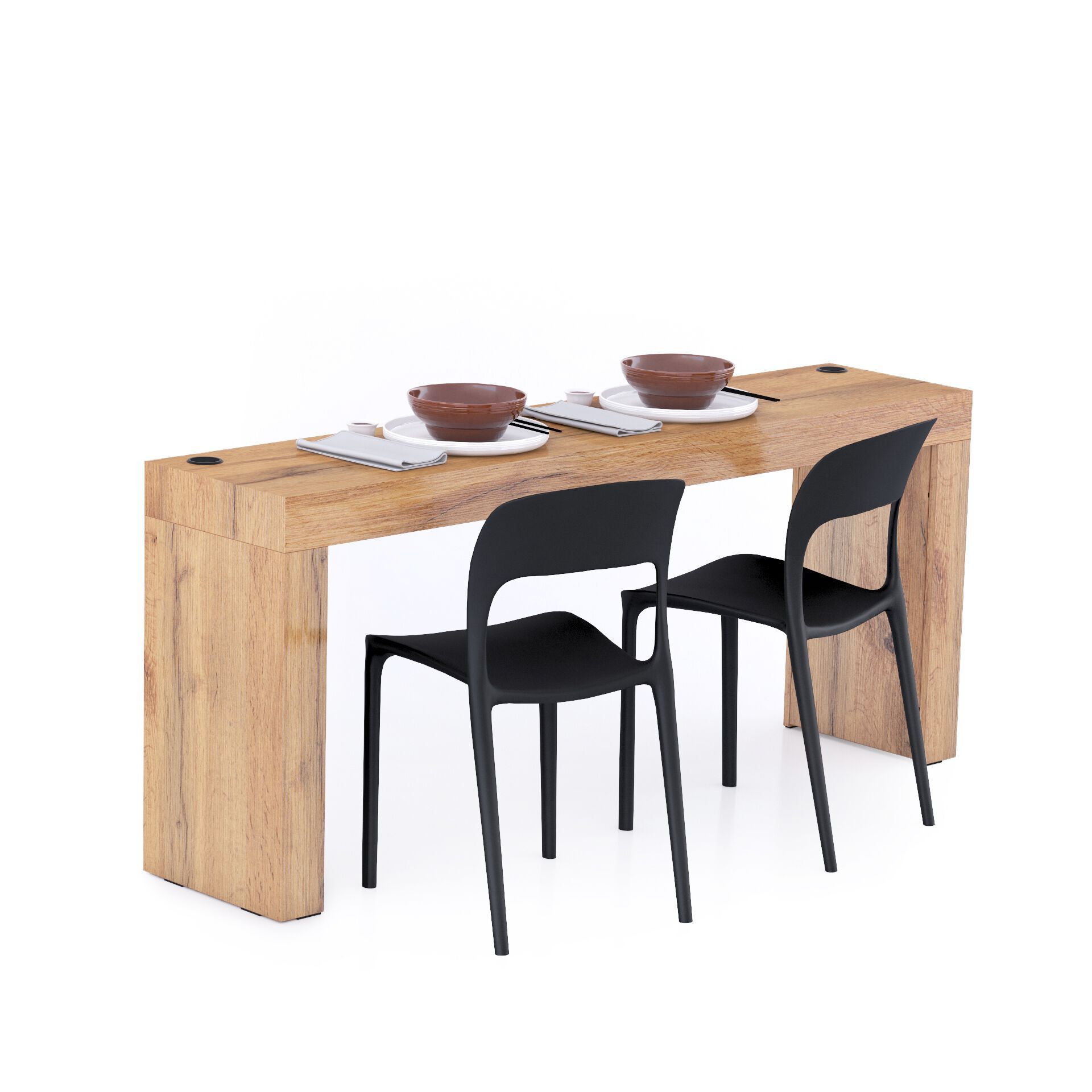 Прямоугольный меламинированный обеденный стол с беспроводным зарядным устройством Mobili Fiver Evolution ARCH-00074488 - Вид №36