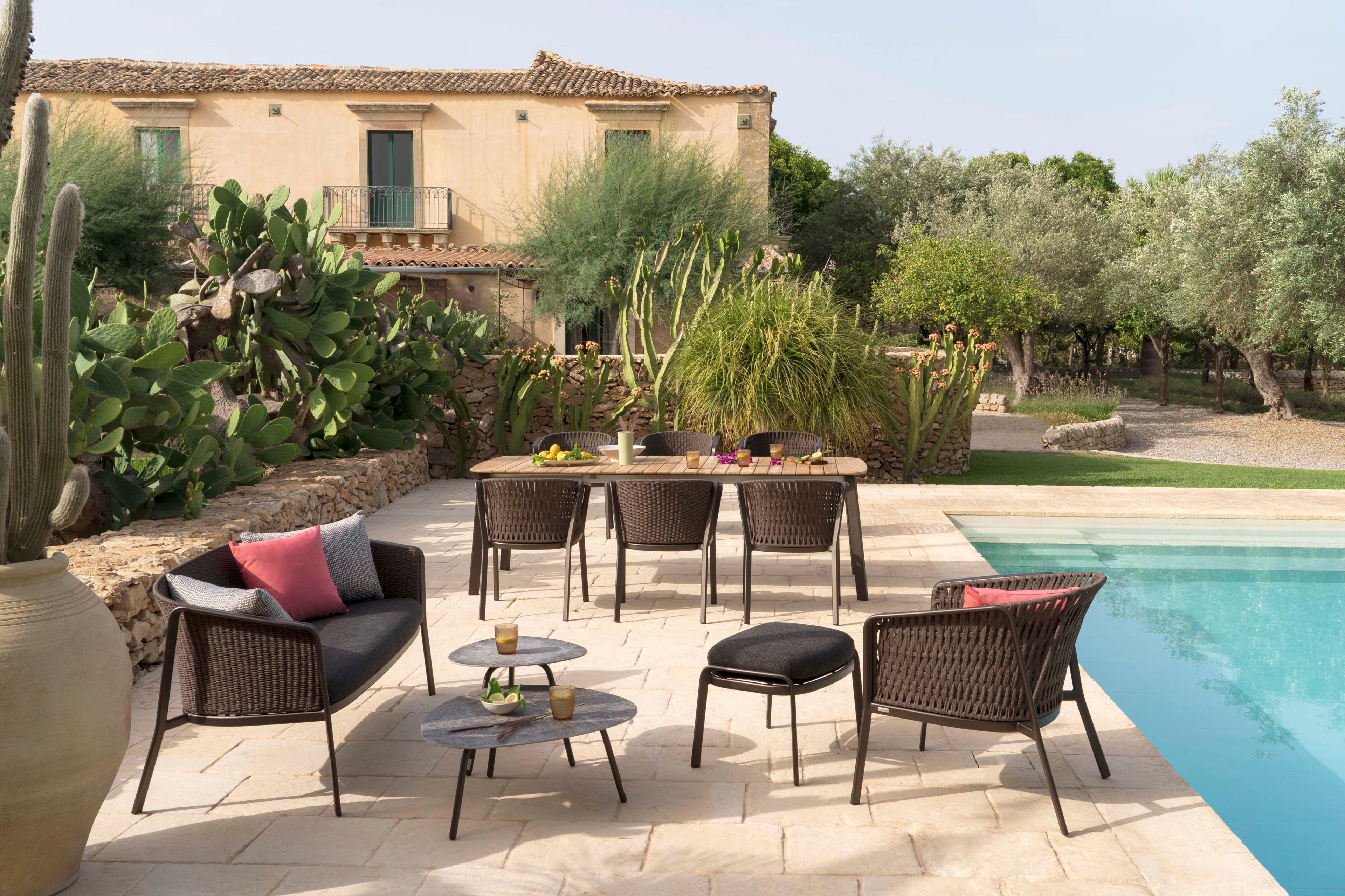 2-местный садовый диван из алюминия и синтетической веревки emu ARCH-00122261 - Вид №2