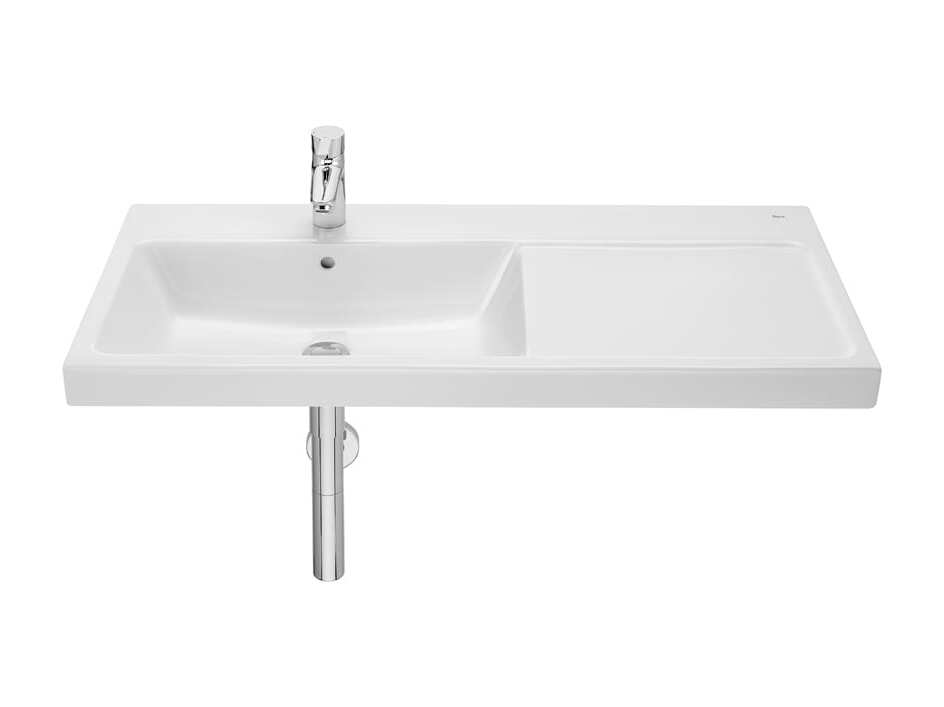 Фарфоровый подвесной прямоугольный умывальник Roca The Gap ARCH-00082132