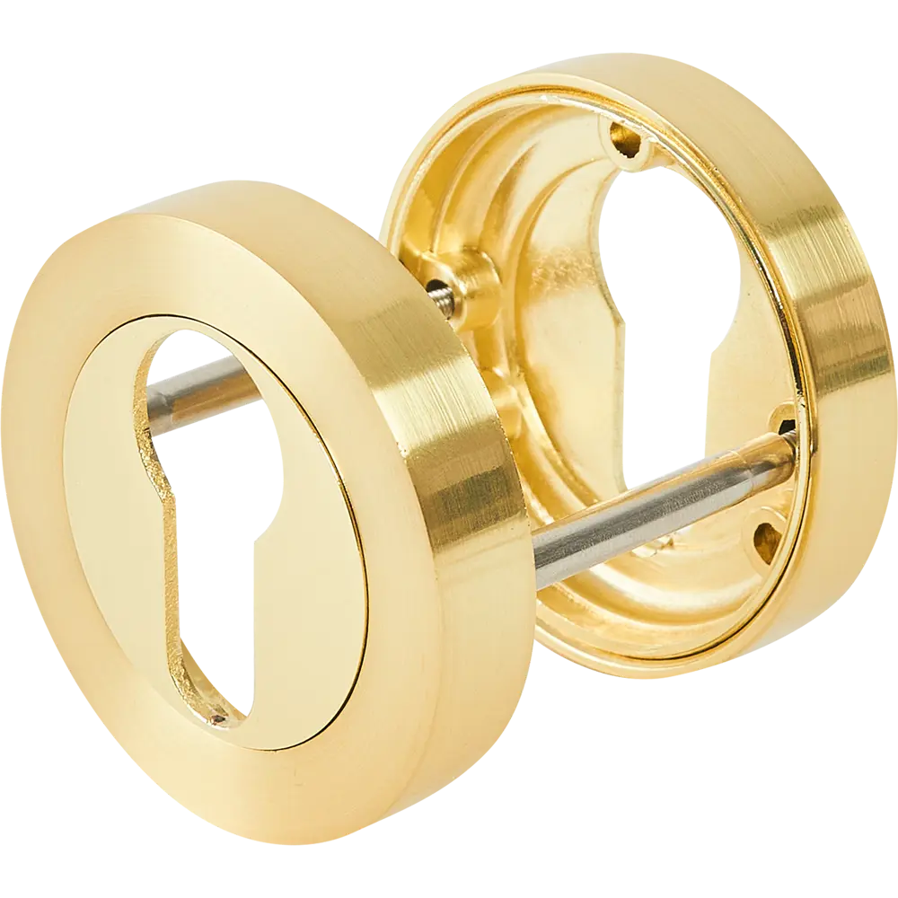 Накладка под цилиндр Punto BK6.R.TLK52 цвет золото 2 шт STLM-2062308 - Вид №2