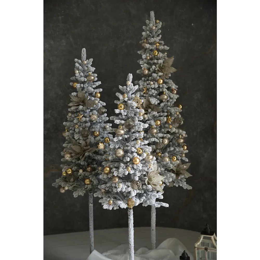 Ель новогодняя искусственная Королева Тянь Шаня заснеженная 210 см MAX CHRISTMAS STLM-2120452