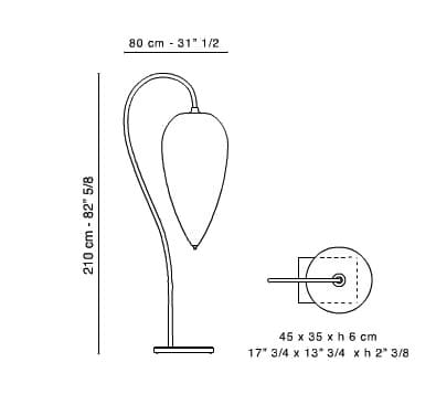 Торшер с кристаллами Vgnewtrend Arabesque ARCH-00032971 - Вид №7