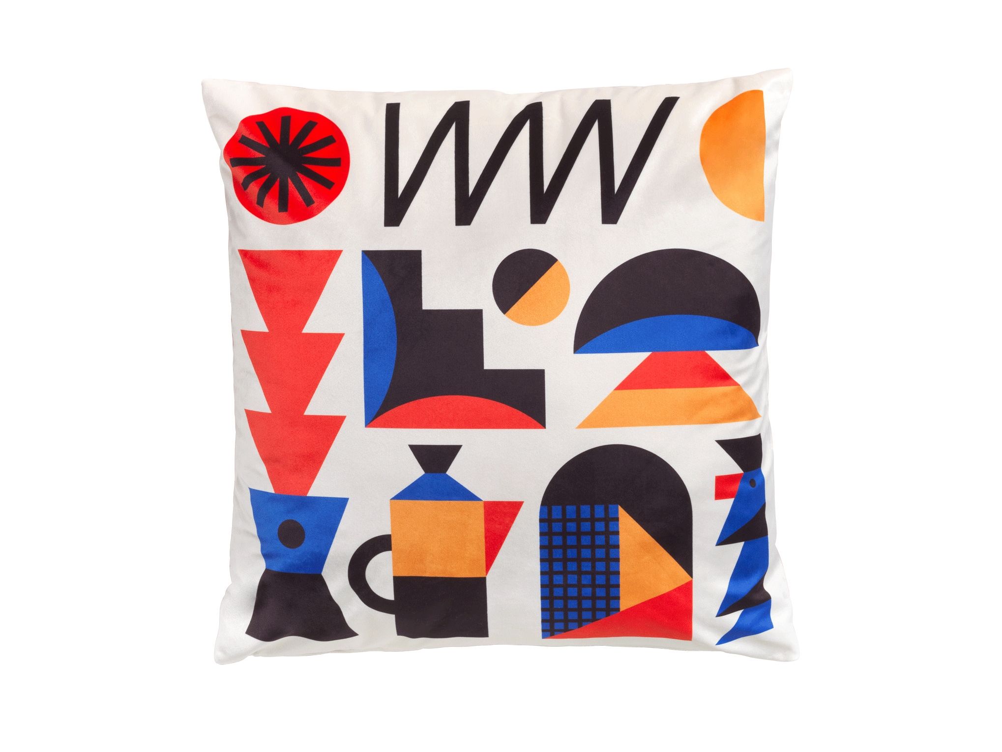 Квадратная подушка из полиэстера Qeeboo Oggian ARCH-00027893 - Вид №1