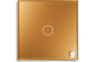 18819054 Умный одноклавишный выключатель золотой Powerlight-WS1G 00-00003067 SIBLING