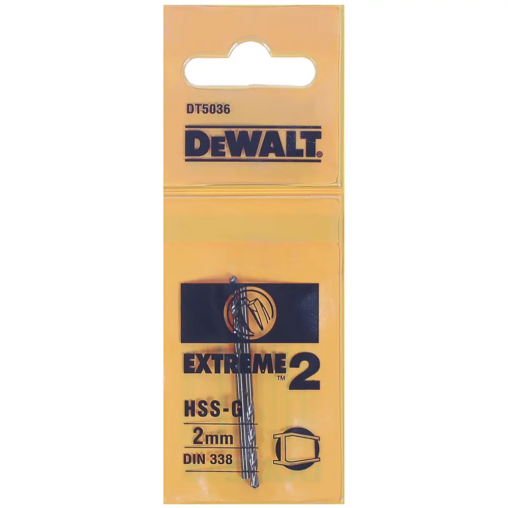 Сверло по металлу HSS-G 2х49 мм DeWalt Extreme 2 DT5036 STLM-2179345 - Вид №2