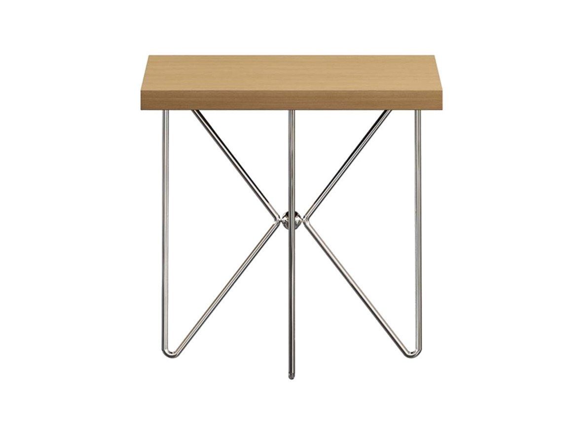 Квадратный журнальный столик из ламината и металлического основания Ersa Kilig ARCH-00151113 - Вид №1