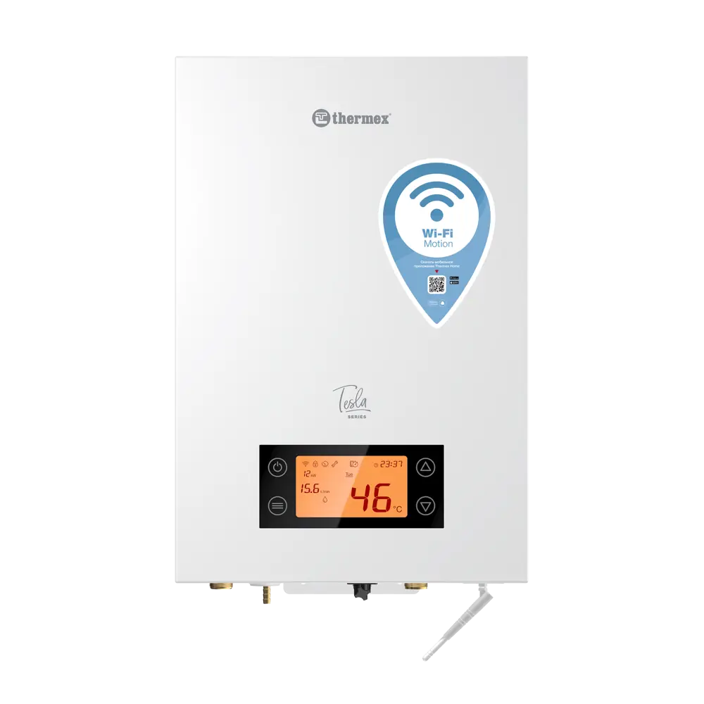 Электрический котел 12 кВт Thermex Tesla 6-12 220/380 В одноконтурный настенный Wi-Fi STLM-2022224