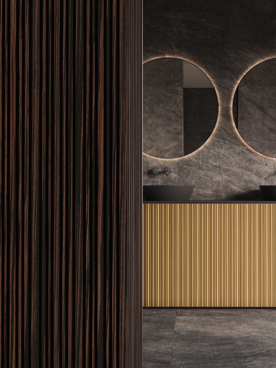 Облицовка / обшивка из предварительно сложенного дерева Corà PLISSÈ ARCH-00049848 - Вид №7