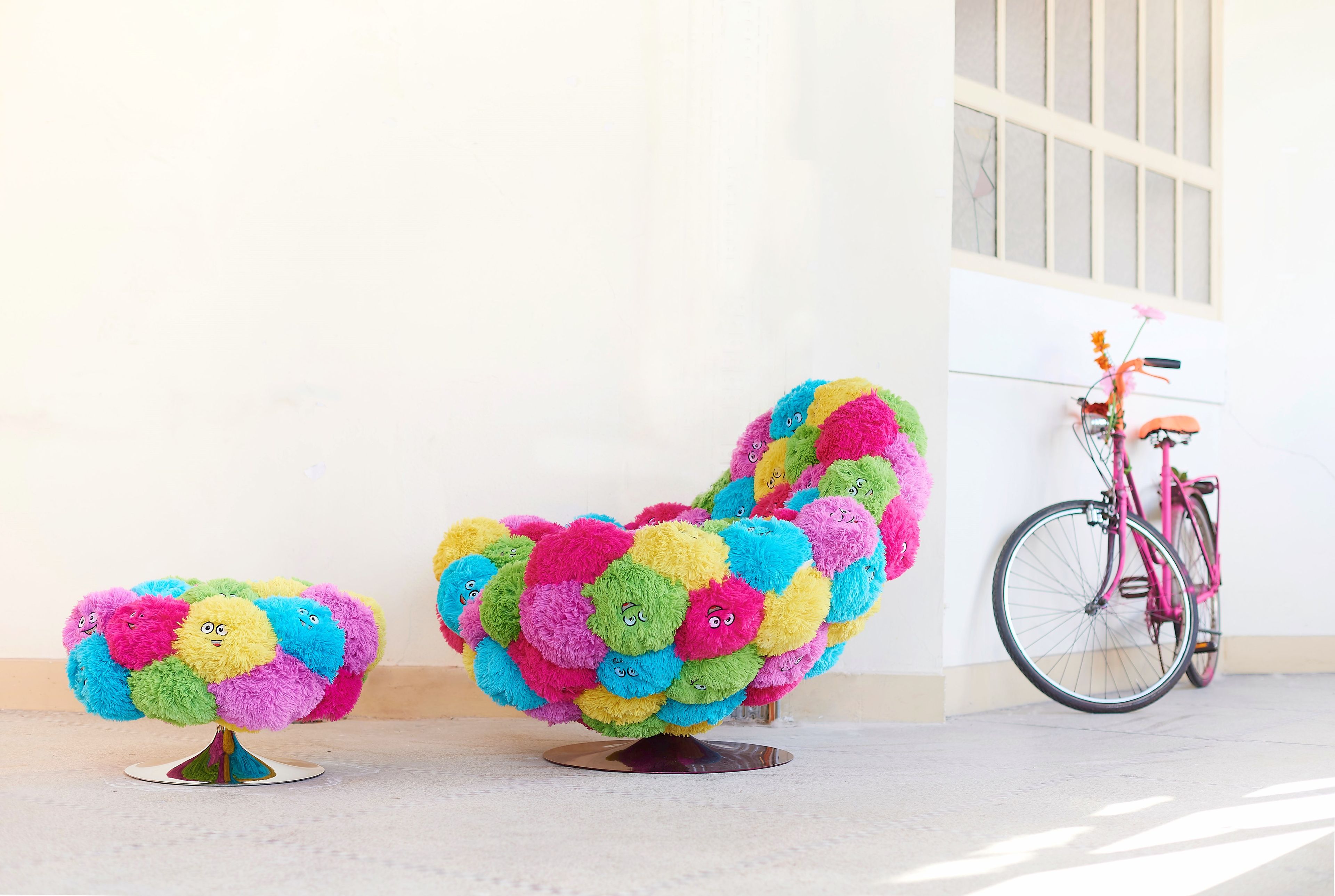 Полиэстер круглый пуф APCOLLECTION CANDY ARCH-00144252 - Вид №5