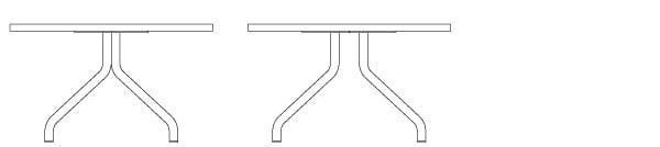 Круглый мраморный журнальный столик с металлическими ножками B-LINE AD.От ARCH-00114896 - Вид №5