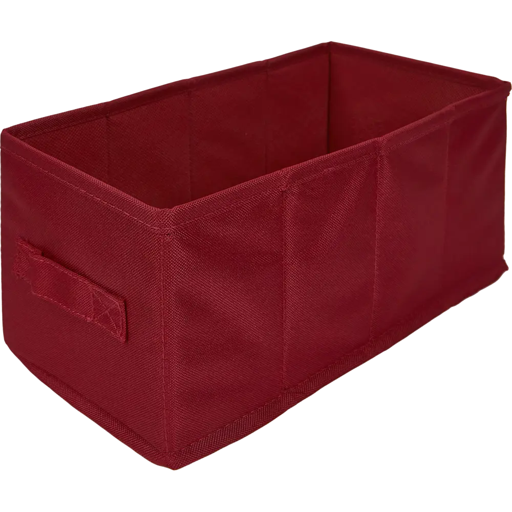 Короб Spaceo KUB 15x15x31 см 6.9 л полипропилен цвет тёмно-красный STLM-2096271 - Вид №2