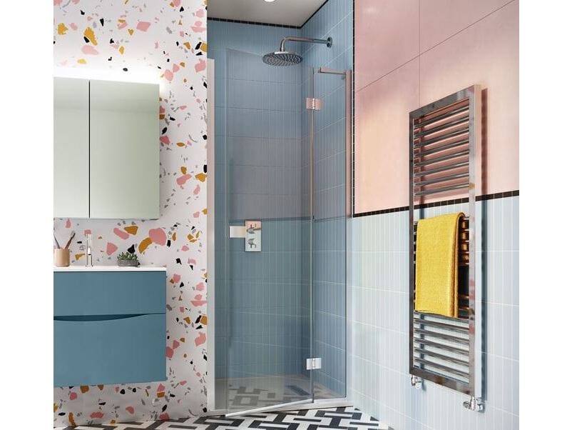 Душевая кабина из закаленного стекла с распашной дверью CROSSWATER DESIGN 8 ARCH-00034118