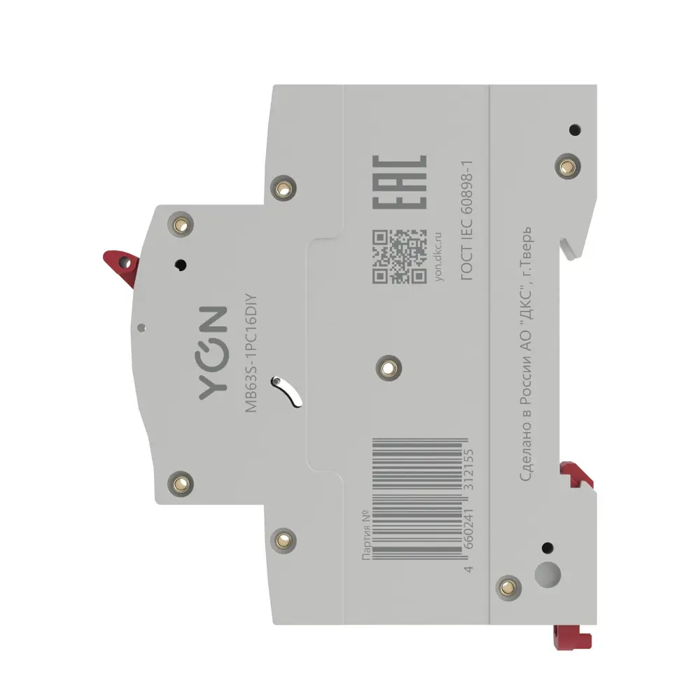 Автоматический выключатель DKC Yon 1P C16 А 4.5 кА STLM-2077611 - Вид №2