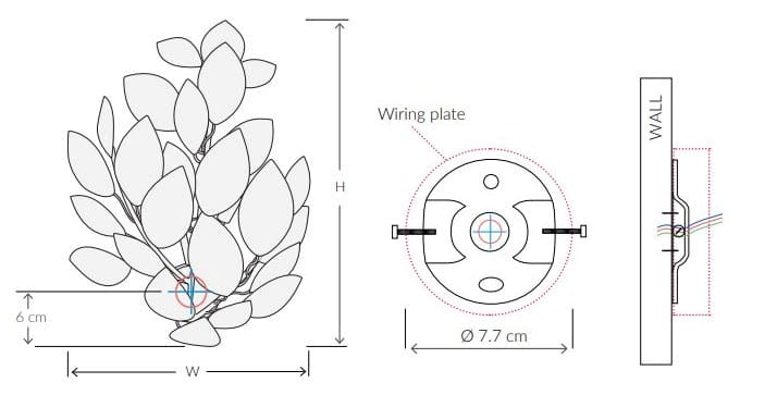 Металлический настенный светильник Abrissi Ива ARCH-00134091 - Вид №3