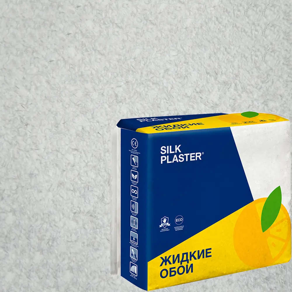 Жидкие обои Silk Plaster Absolute А151 0.868 кг цвет светло-серый 82736060 STLM-2202330 