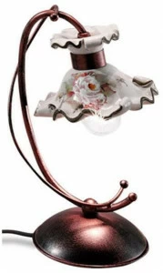 FERROLUCE Керамическая настольная лампа с фиксированным кронштейном Milano C1119