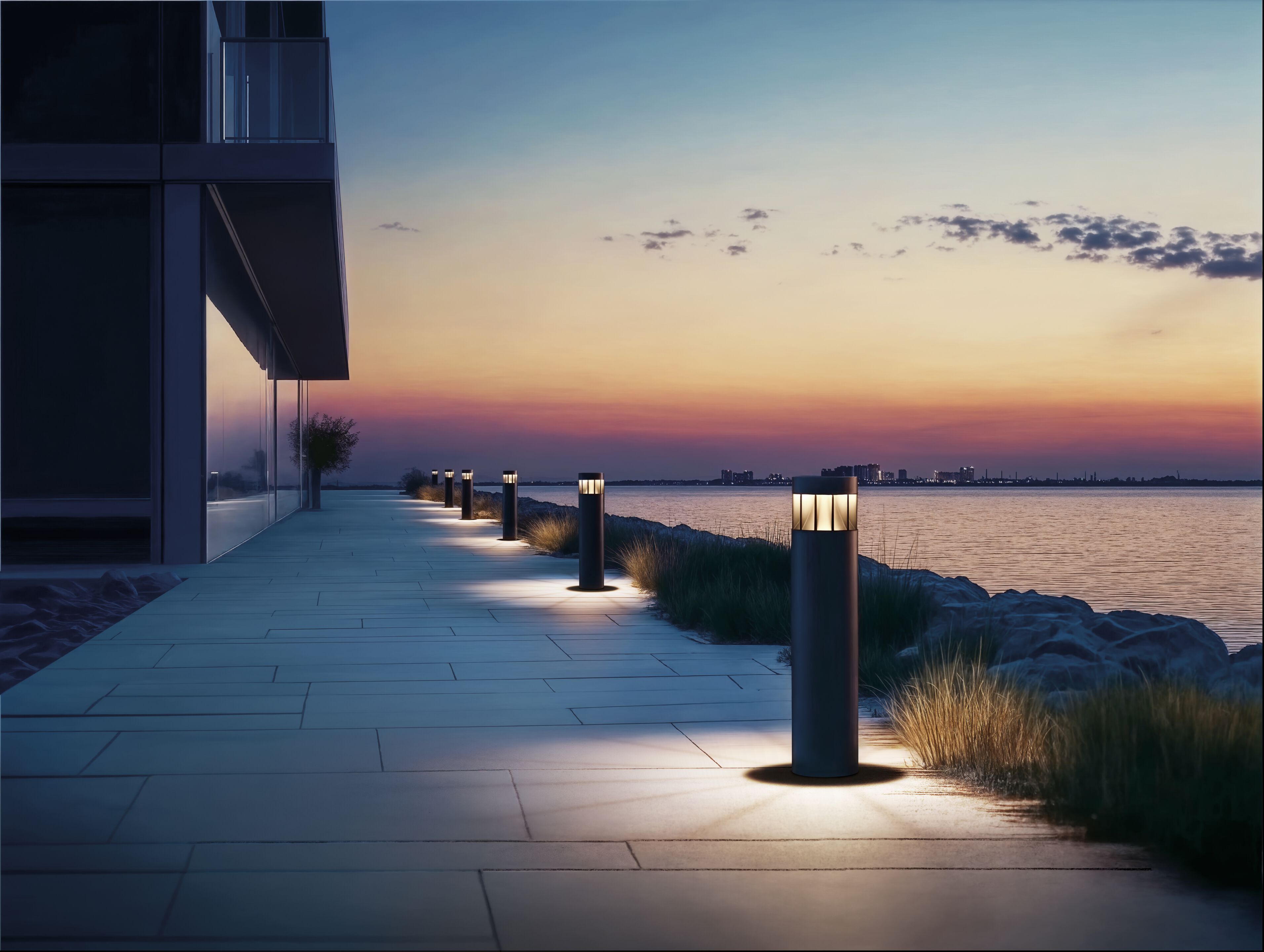 Алюминиевый светодиодный световой столб SIMES Field ARCH-00023214