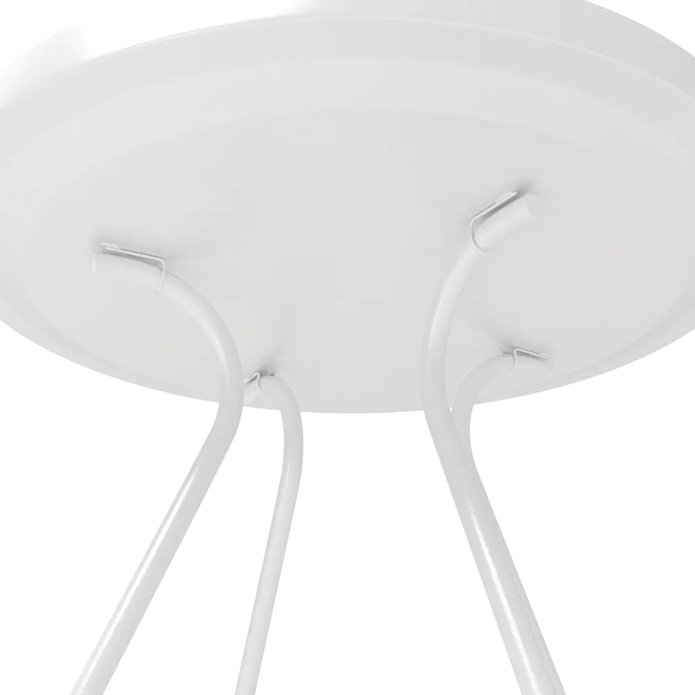 Столик кофейный Sheffilton круг 45x40 см цвет белый STLM-2091586 - Вид №2