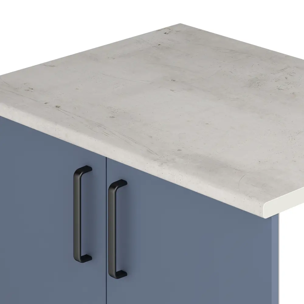 Кухонный шкаф напольный Нокса 80x86x56 см ЛДСП цвет голубой 86669424 STLM-2155564 Santreyd - Вид №4