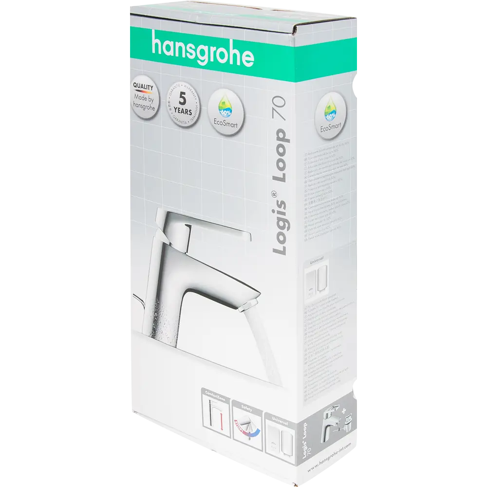Смеситель для раковины Hansgrohe Logis Loop однорычажный, цвет хром STLM-2034270 - Вид №6
