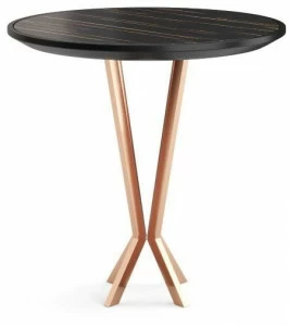 PRADDY Приставной столик из нержавеющей стали в современном стиле с 4-звездочным основанием для гостиной  Ml121
