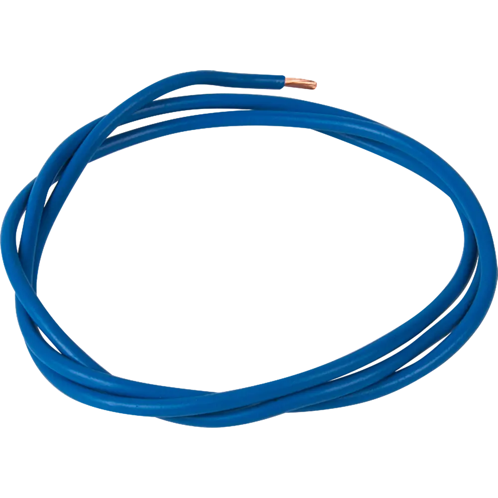 Провод Electraline ПУГВ 1x4 на отрез ГОСТ цвет синий STLM-2159656 - Вид №1