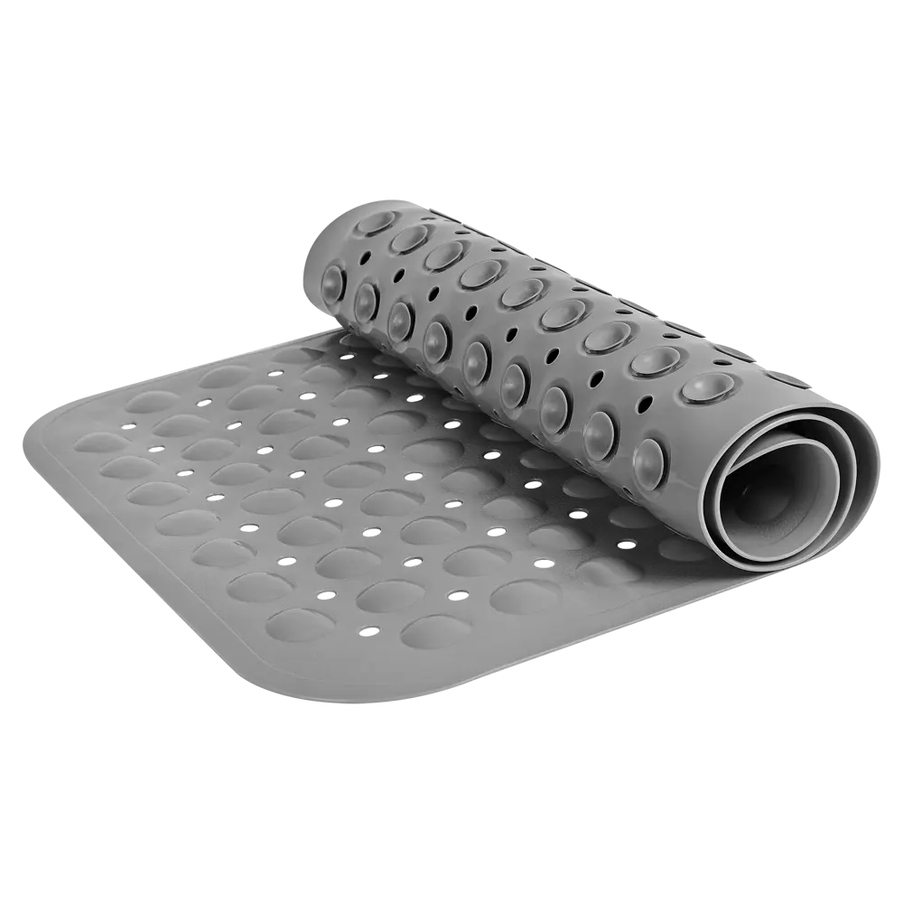 Коврик для ванной Vidage Hake противоскользящий 39x79 см цвет серый STLM-2211584 - Вид №1