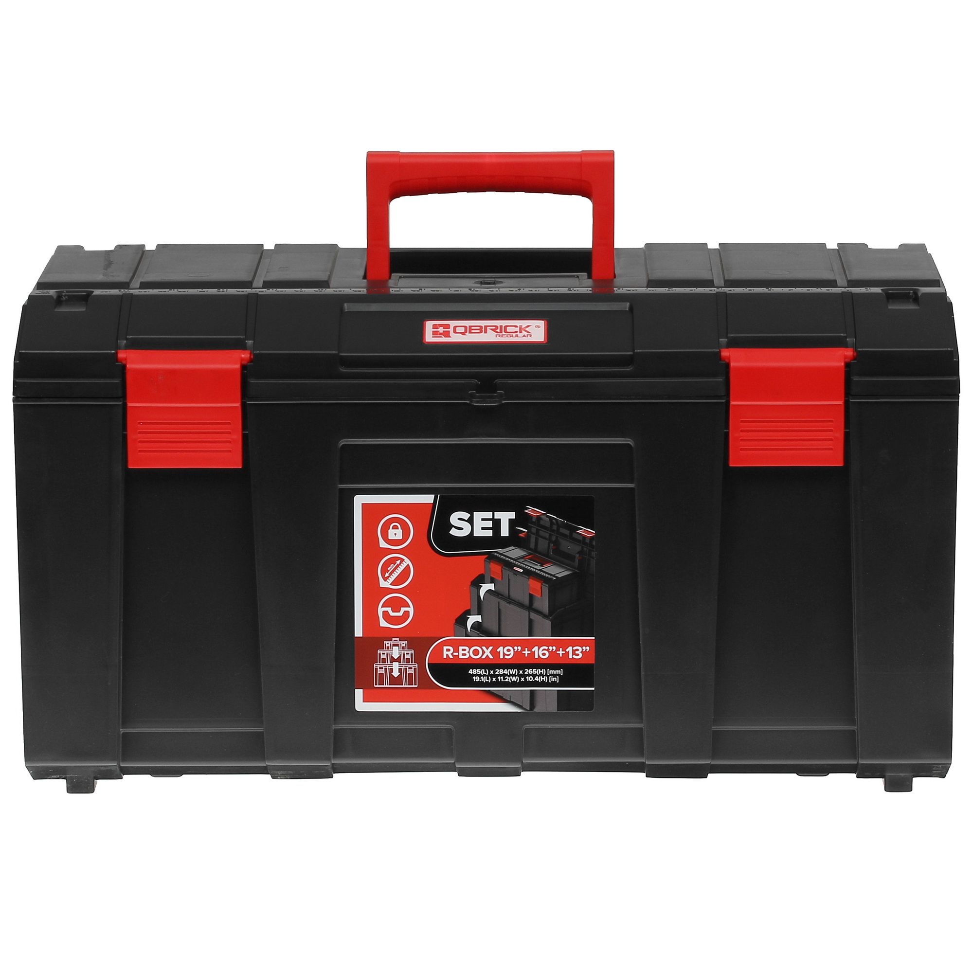 Модульная система для инструмента и принадлежностей Qbrick Regular RBOX SET 19+16+13 9010727 QBRICK SYSTEM STDN-0116788 - Вид №2