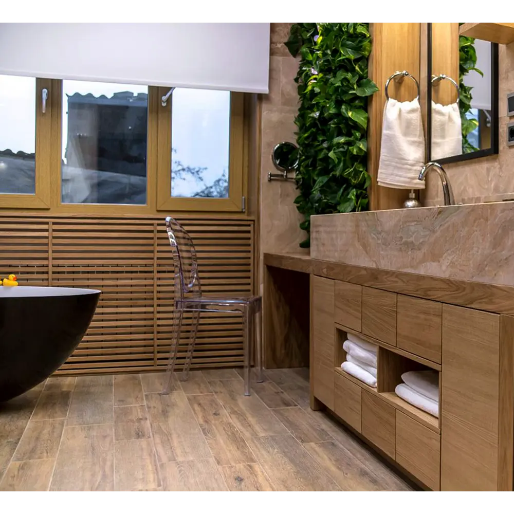 Глазурованный керамогранит Estima Сандек SU01 19.4x120 см 2.1 м² неполированный цвет бежевый STLM-2028525 - Вид №7