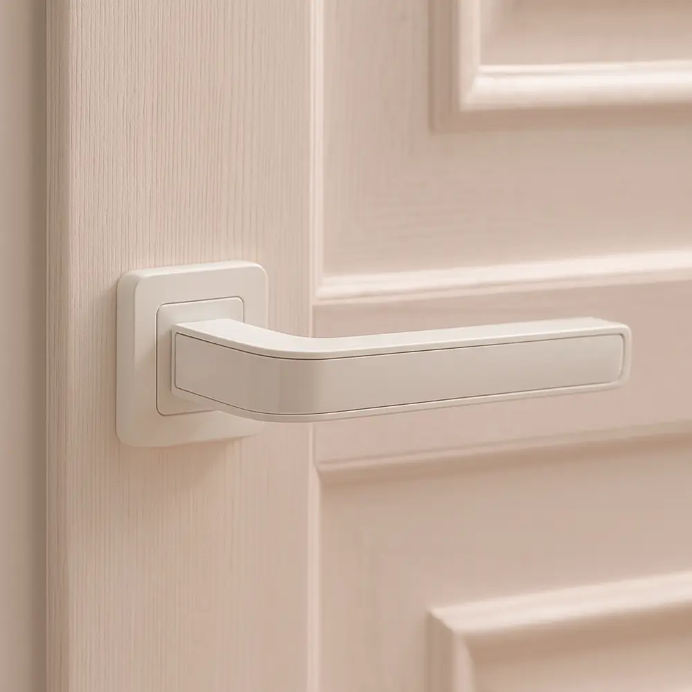 Дверные ручки Armex H-22106-А-WM/W без запирания цвет матовый белый STLM-2156394 - Вид №5